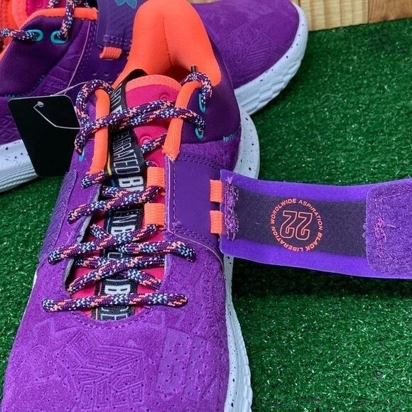 Under Armour 3025344-500 Flow FUTR X 'Black History Month Women's SZ 8 - Picture 10 of 14